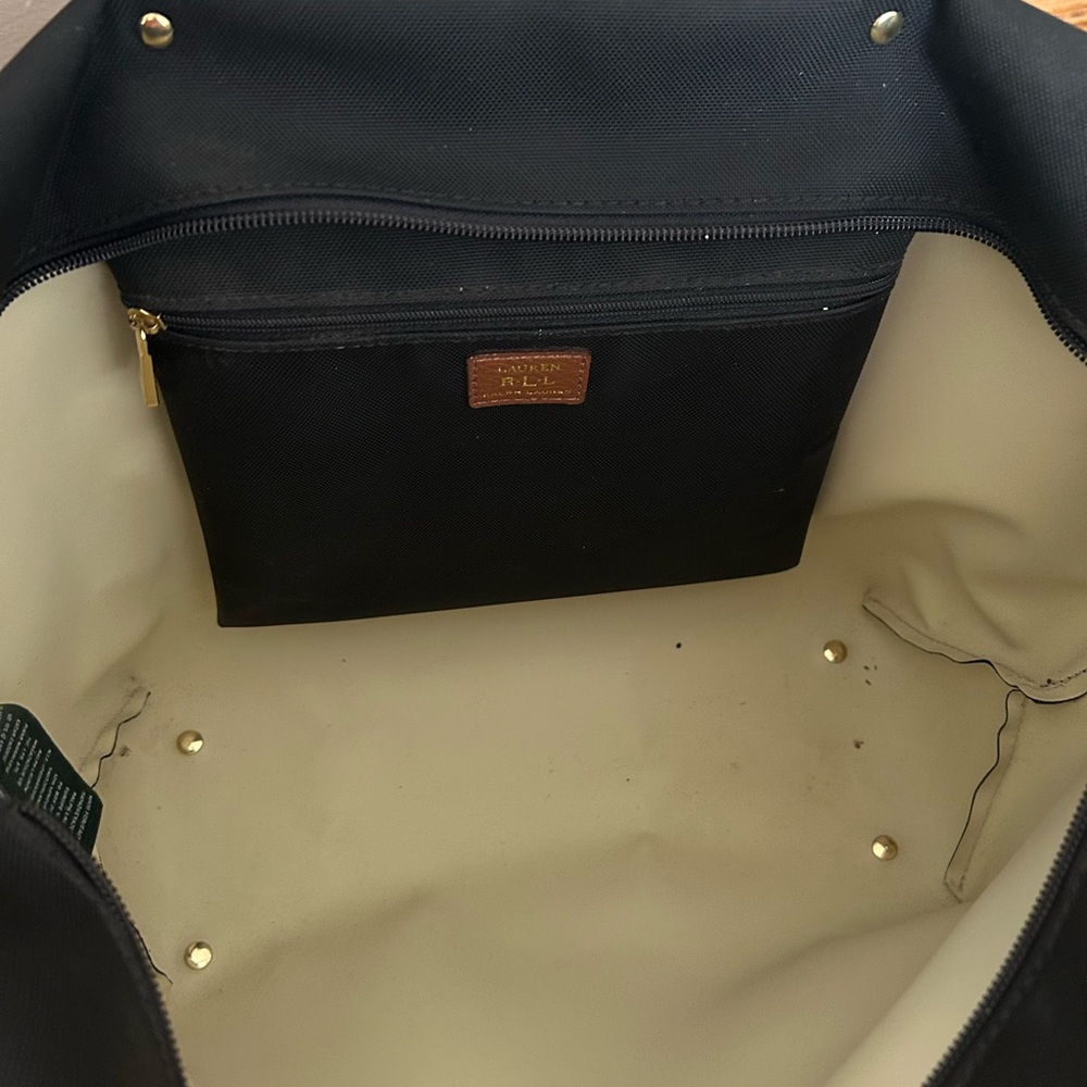 Ralph Lauren Black Nylon Bainbridge Shopper - Picture 3 of 8